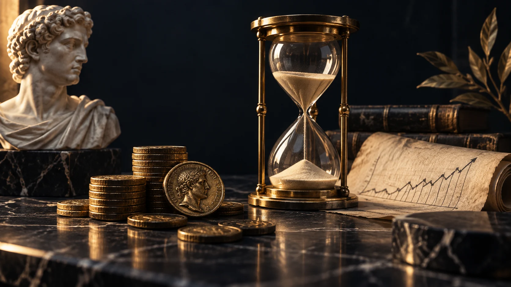 Classical symbols of wealth and time
